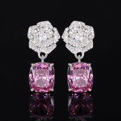 CAMELLIA RETRO ZIRCON EARRINGS - Remellia