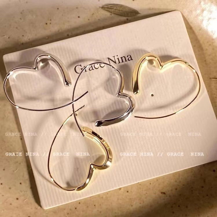 CREATIVE HEART-SHAPED CUTE EARRINGS - Remellia