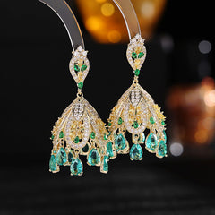 FRENCH COURT LANTERN TASSEL EARRINGS - Remellia