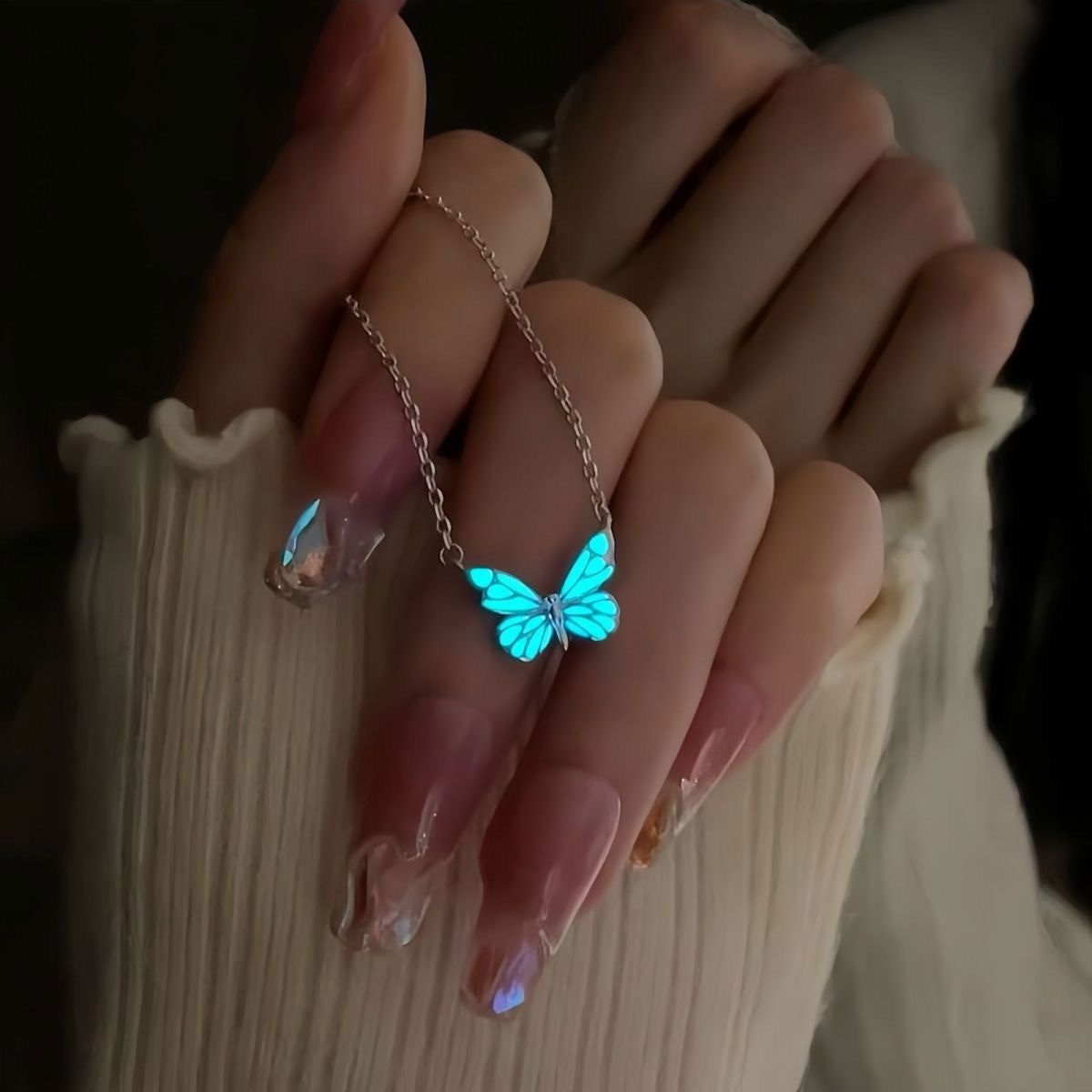 Glow-in-the-Dark Butterfly Jewelry Collection - Remellia