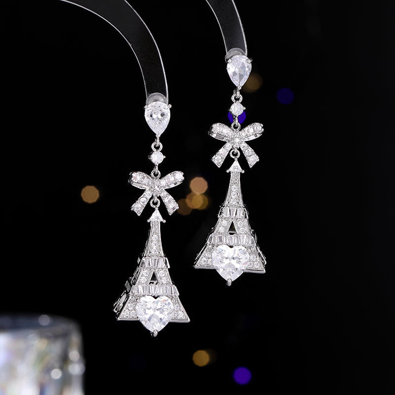 IRON TOWER SHAPED EARRINGS - Remellia