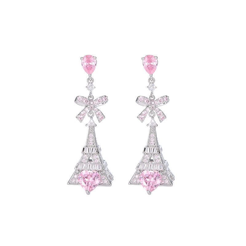 IRON TOWER SHAPED EARRINGS - Remellia