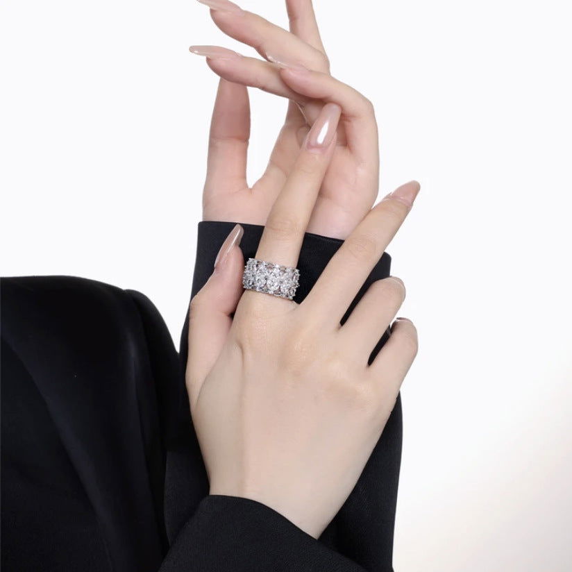 STARRY SKY OPENING INDEX FINGER RING - Remellia