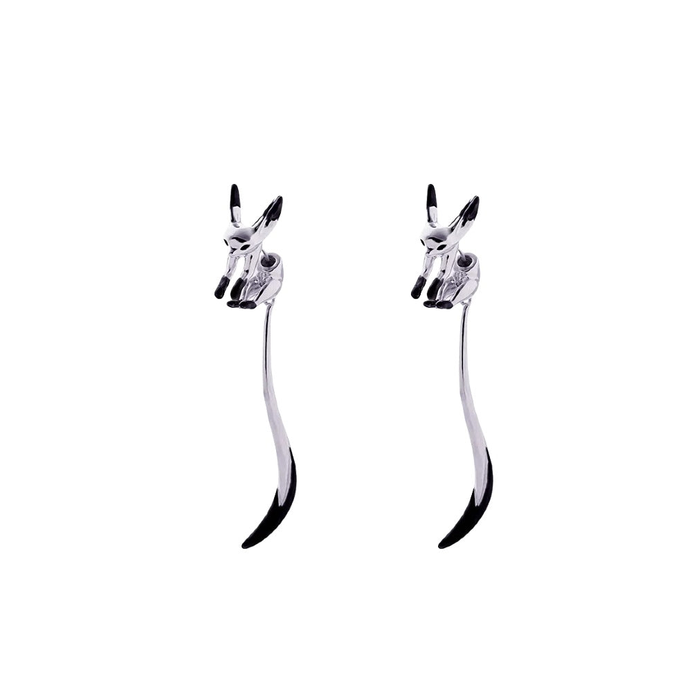 'WAGGING-TAIL' FOX EARRINGS - Remellia