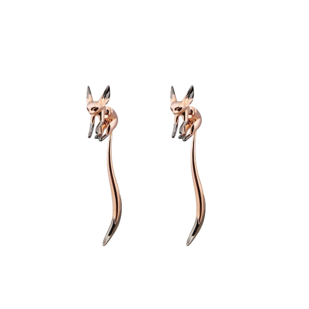 'WAGGING-TAIL' FOX EARRINGS - Remellia