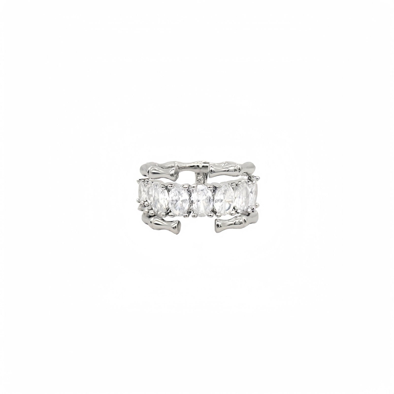 ZIRCON DOUBLE-LAYER ADJUSTABLE SIZE RING - Remellia